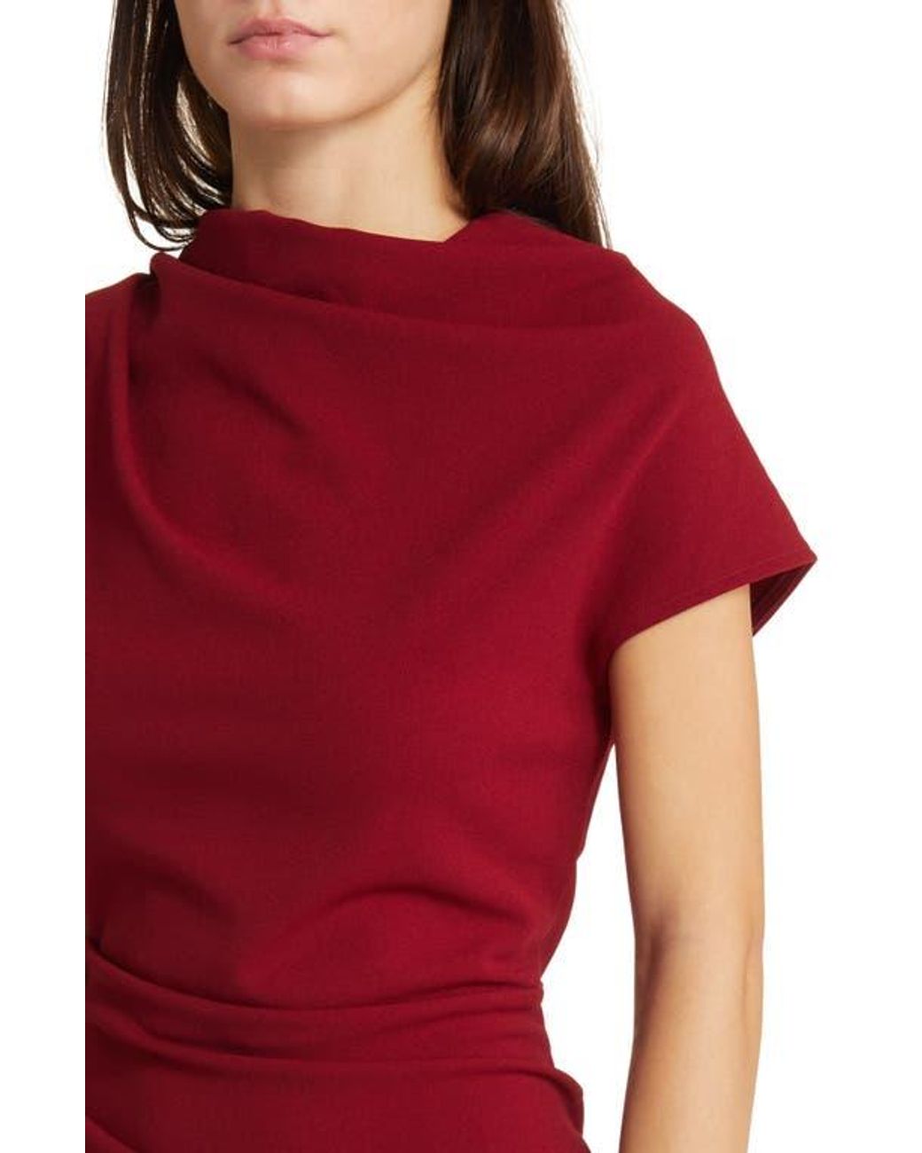 nikki lund marilyn ruched knit dress Nikki Lund Dresses