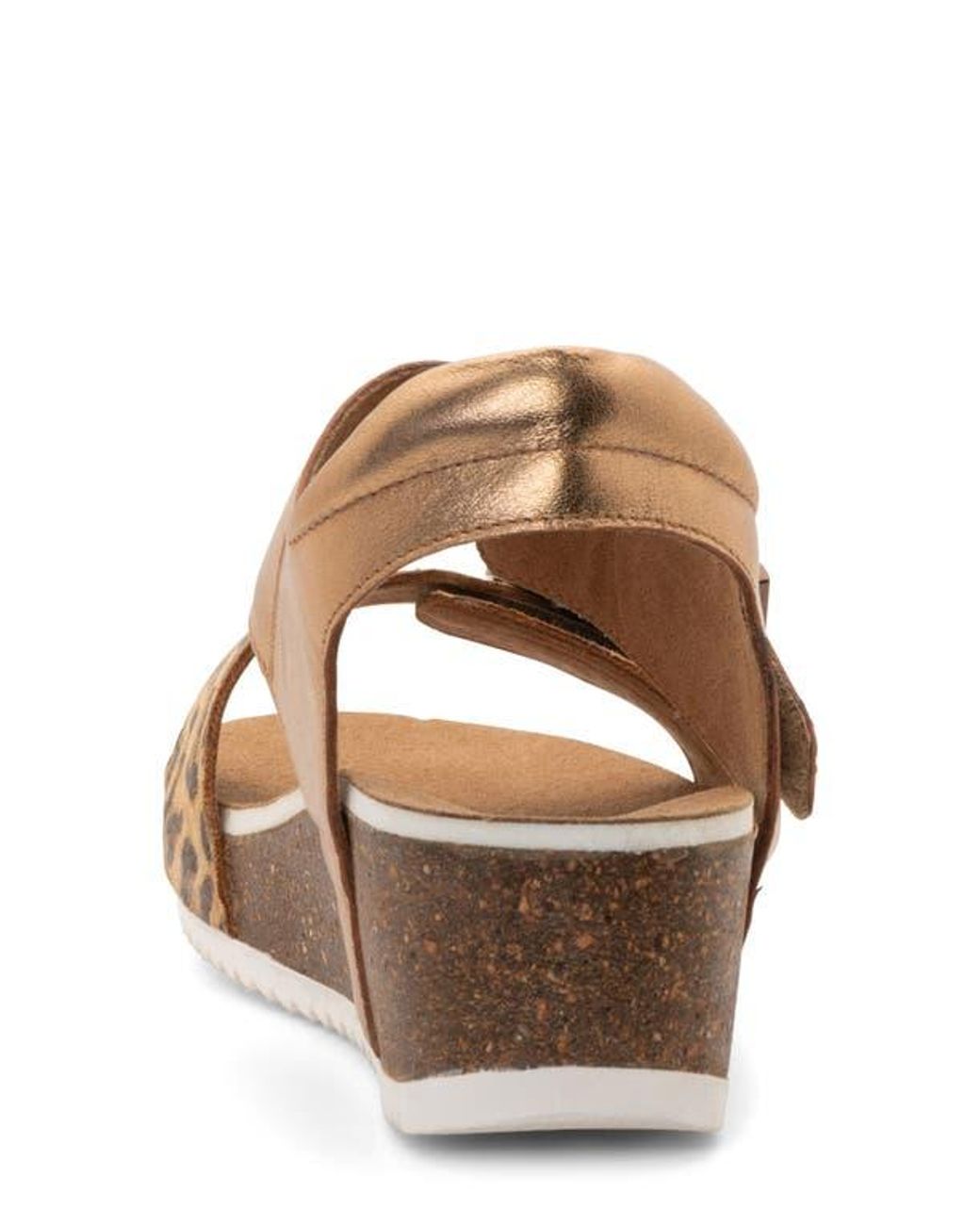 Ara Brown Nova Slingback Platform Wedge Sandal