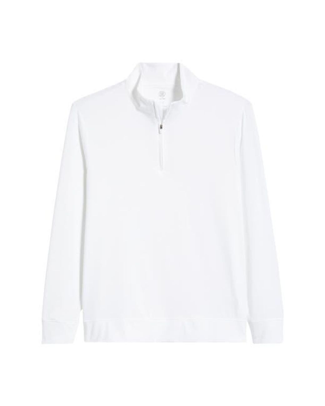 G/FORE Luxe Quarter Zip Golf Pullover in White for Men | Lyst