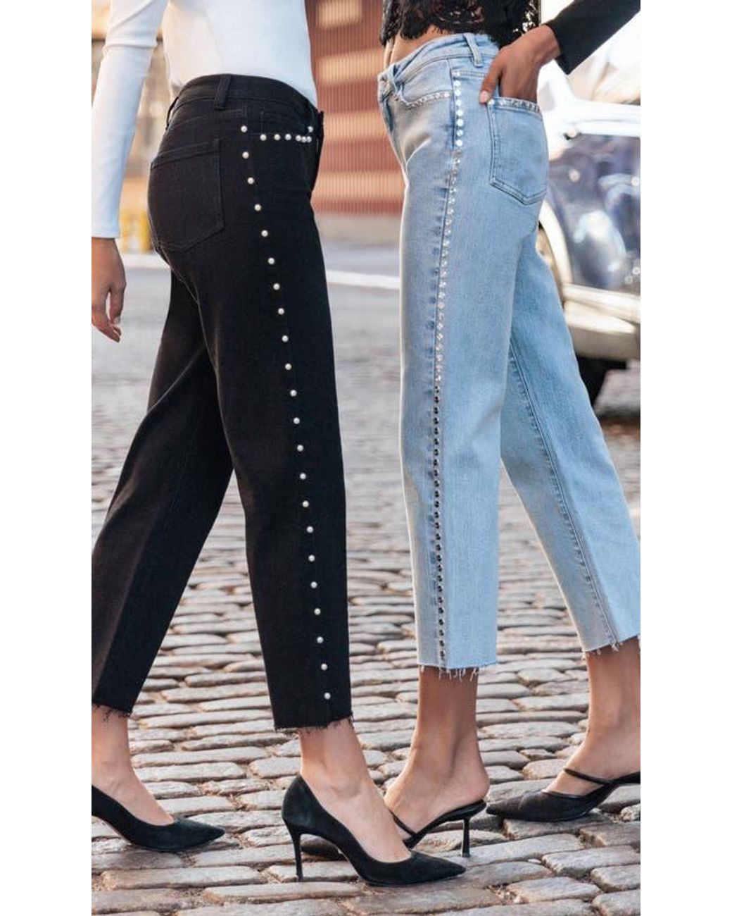 Generation Love Blue Han Stud Jeans