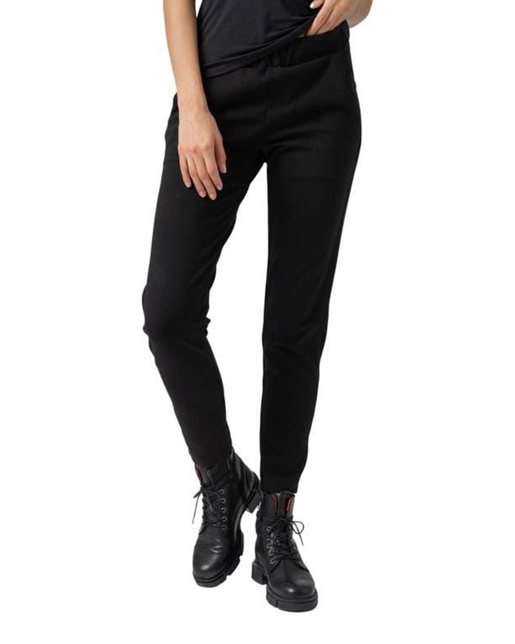 Saint + Sofia Black Finsbury Pant