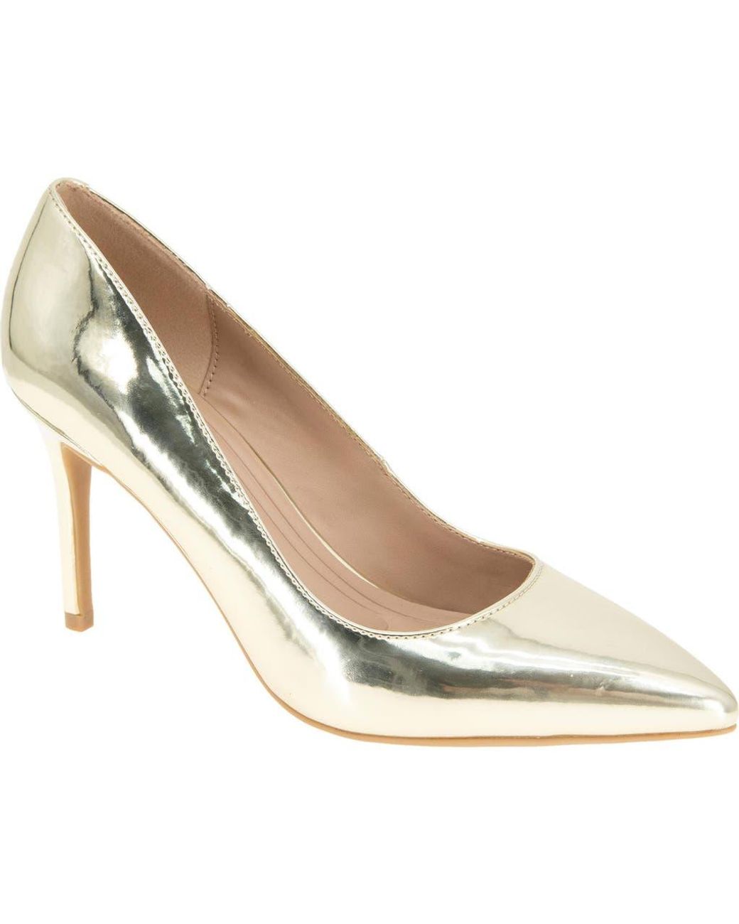 BCBGMAXAZRIA Metallic Bissha Pointed Toe Pump