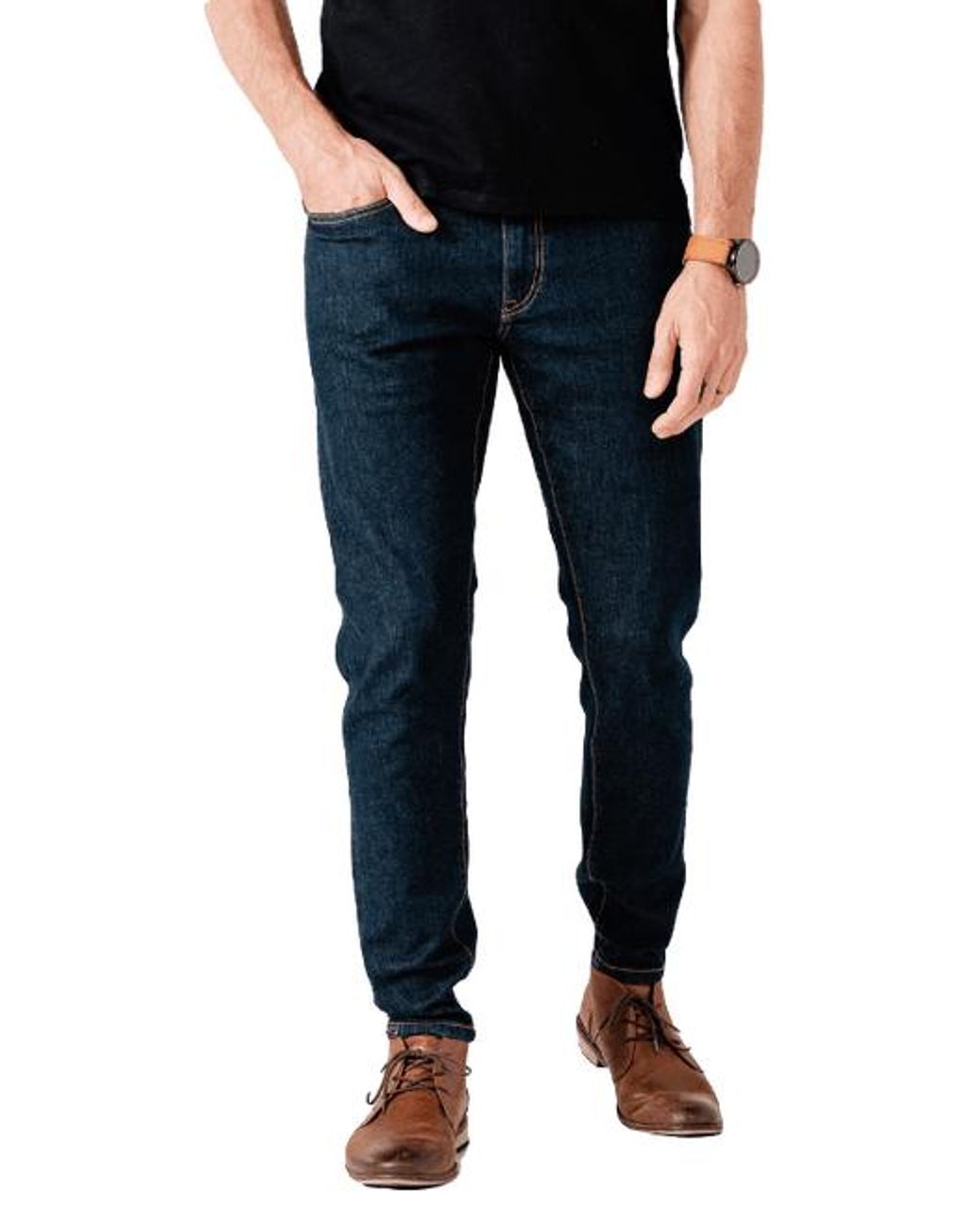 Dapper Boi Blue Slim Jeans for men