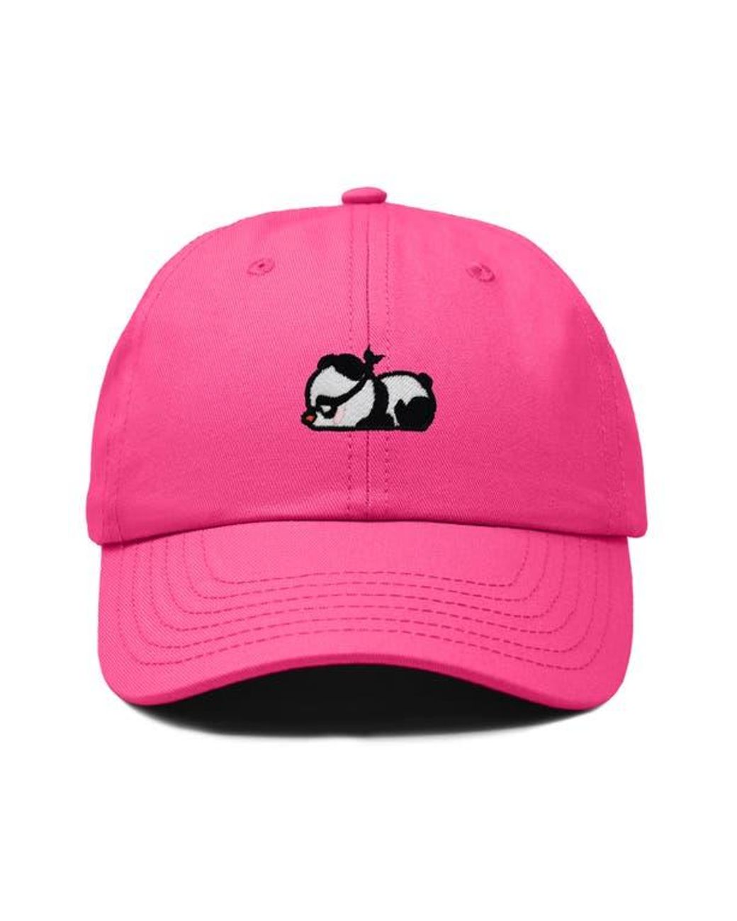 Alix Pink Pandit Panda Dad Cap for men