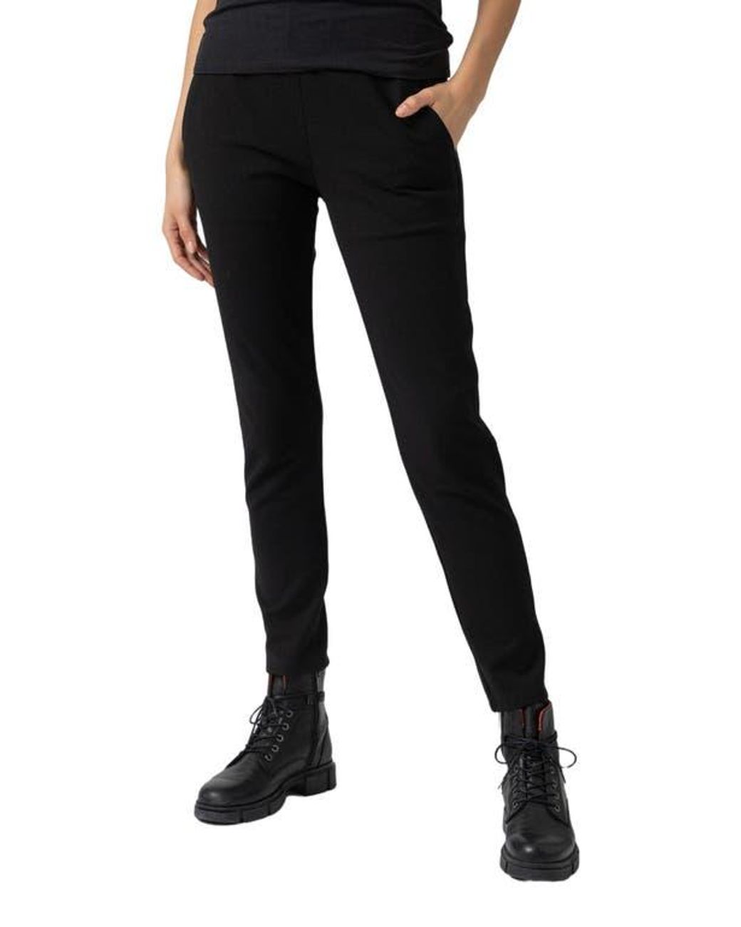 Saint + Sofia Black Finsbury Pant