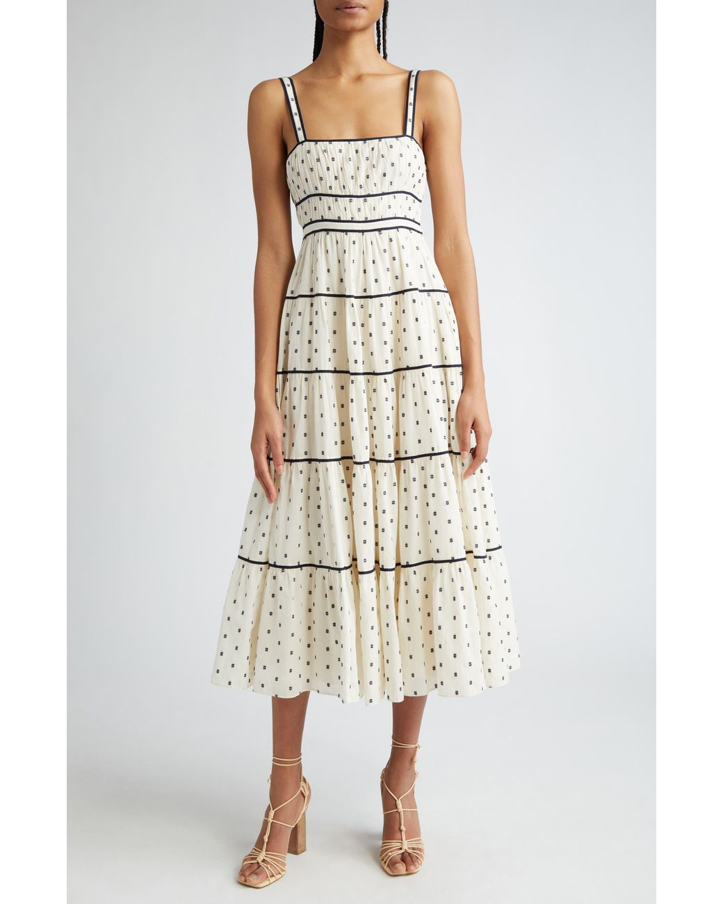 【Ulla Johnson】 Alessaプリントコットンミディドレス Ulla Johnson Alessa Dress – Koo De Ker