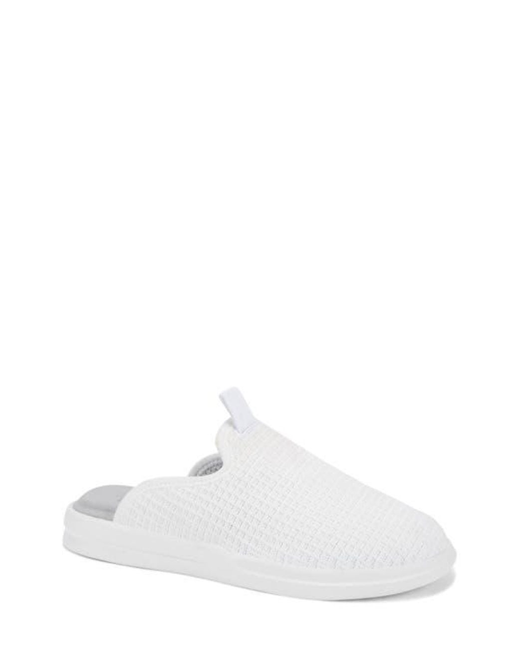 Lusso Cloud White Pelli Waffle Knit Slipper for men