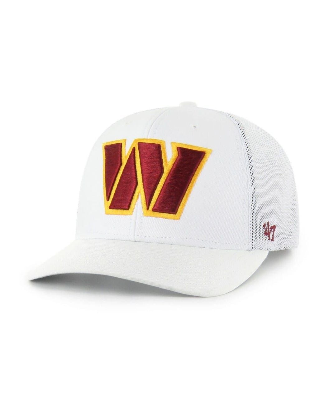 '47 White Washington Commanders Snowball Trophy Stretch Fit Hat for men
