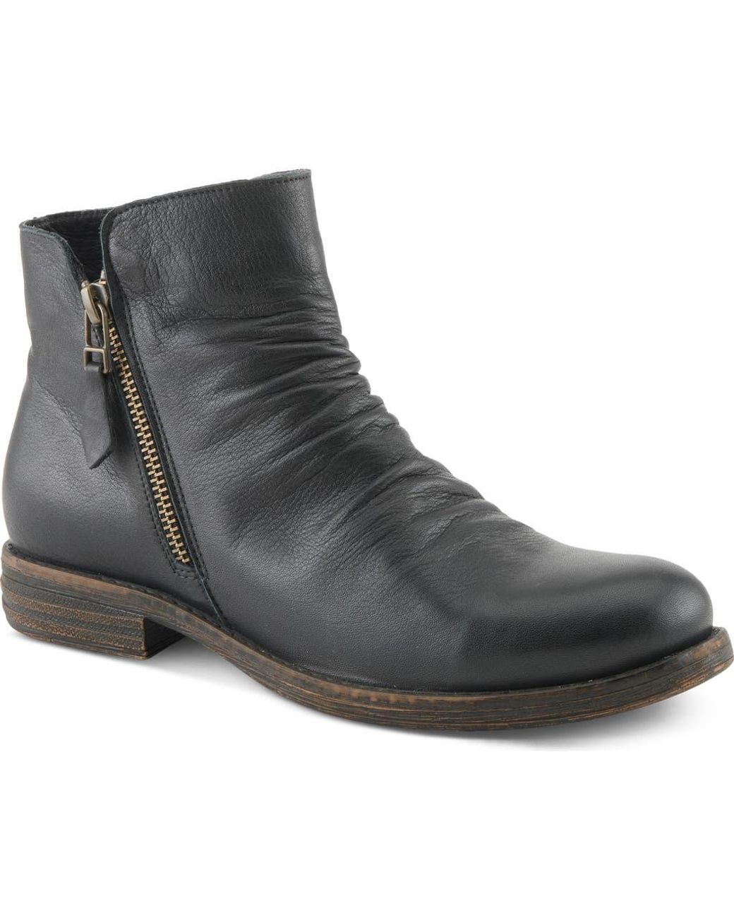 Spring Step Black Marquis Short Boot