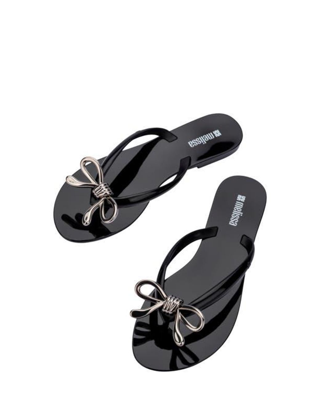 Melissa Black Harmonic Iris Flip Flop