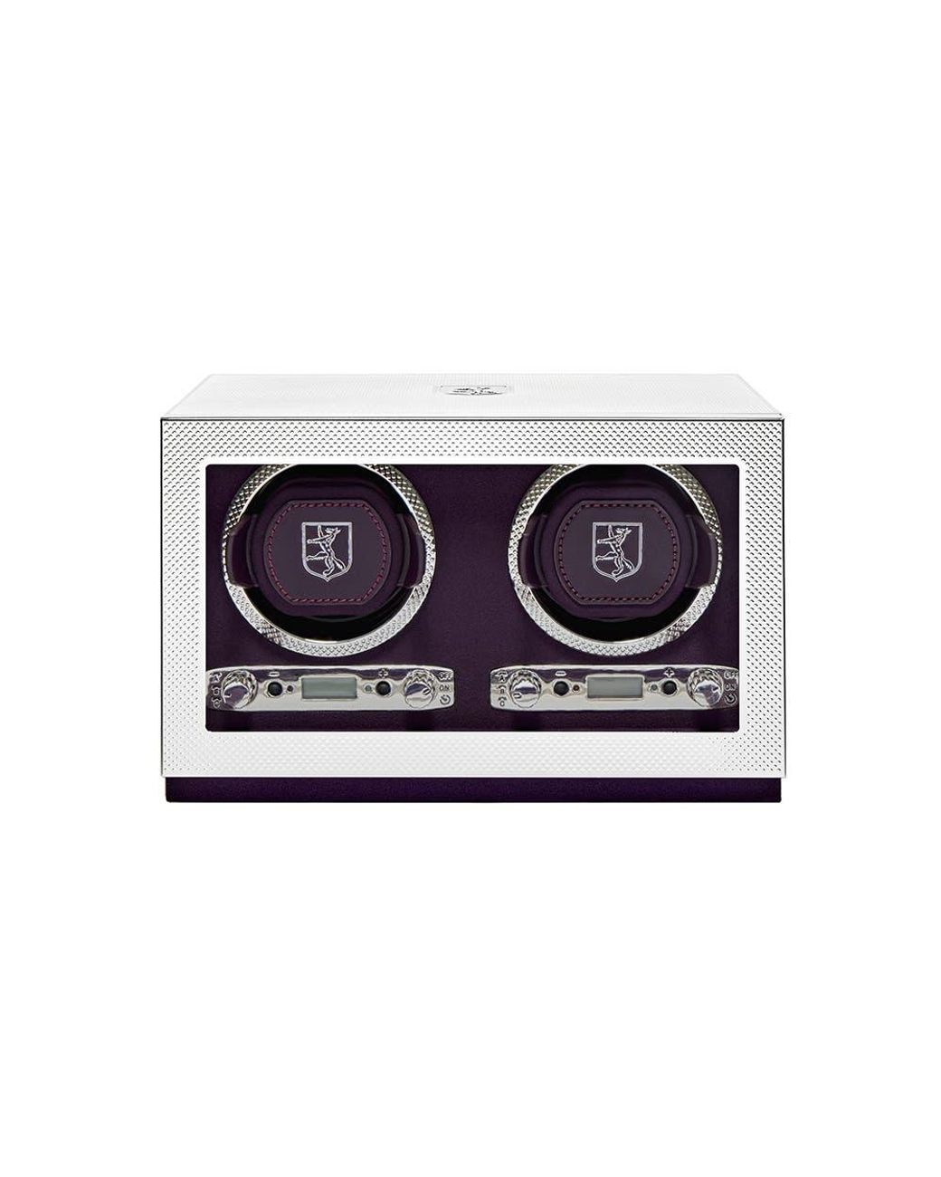 Wolf Blue Double Watch Winder for men