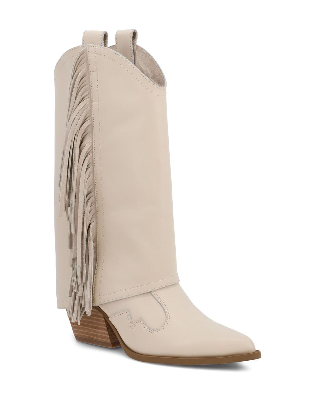 MIA Natural Deston Pointed Toe Western Boot