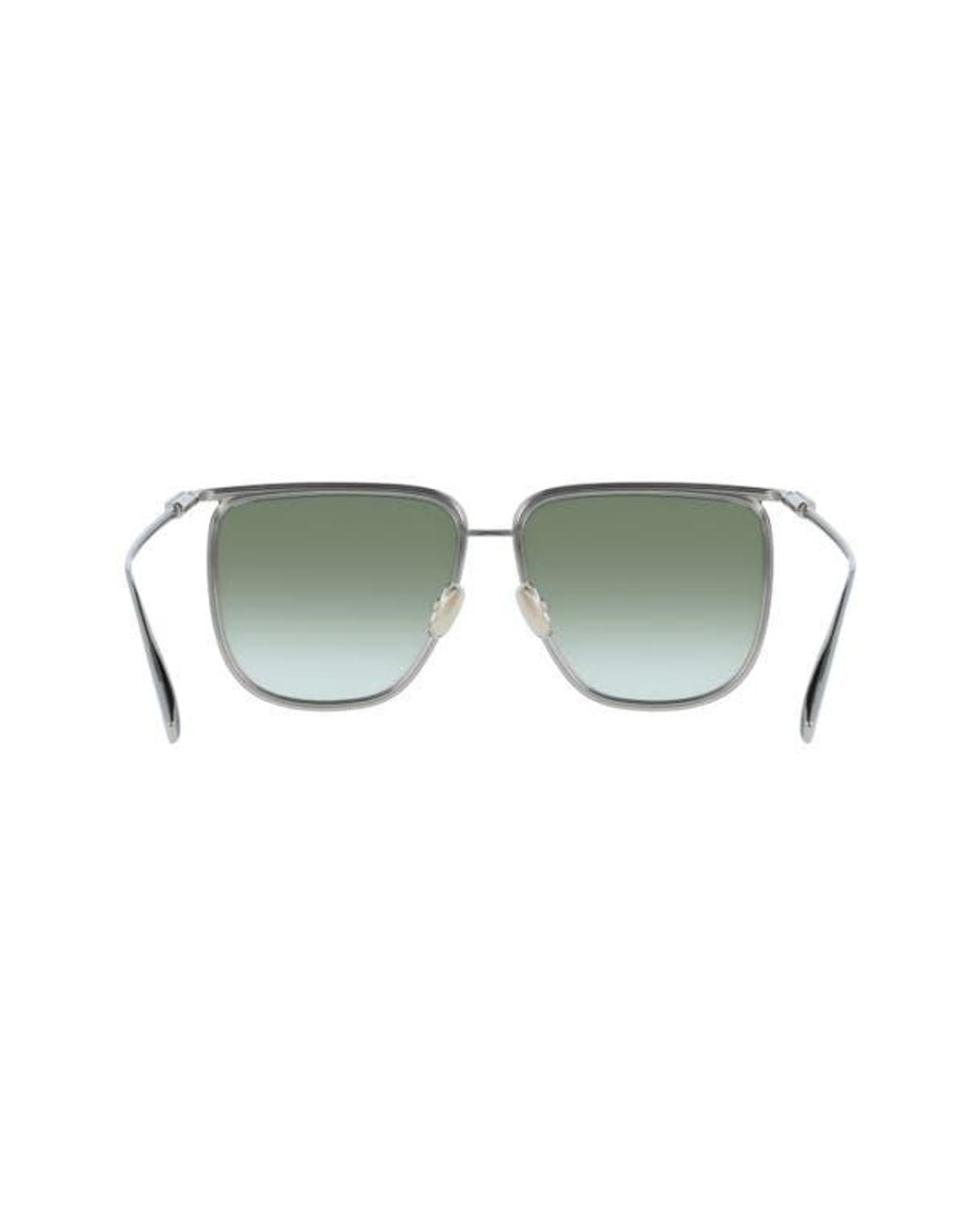Ferragamo Green 58Mm Gradient Modified Rectangular Sunglasses