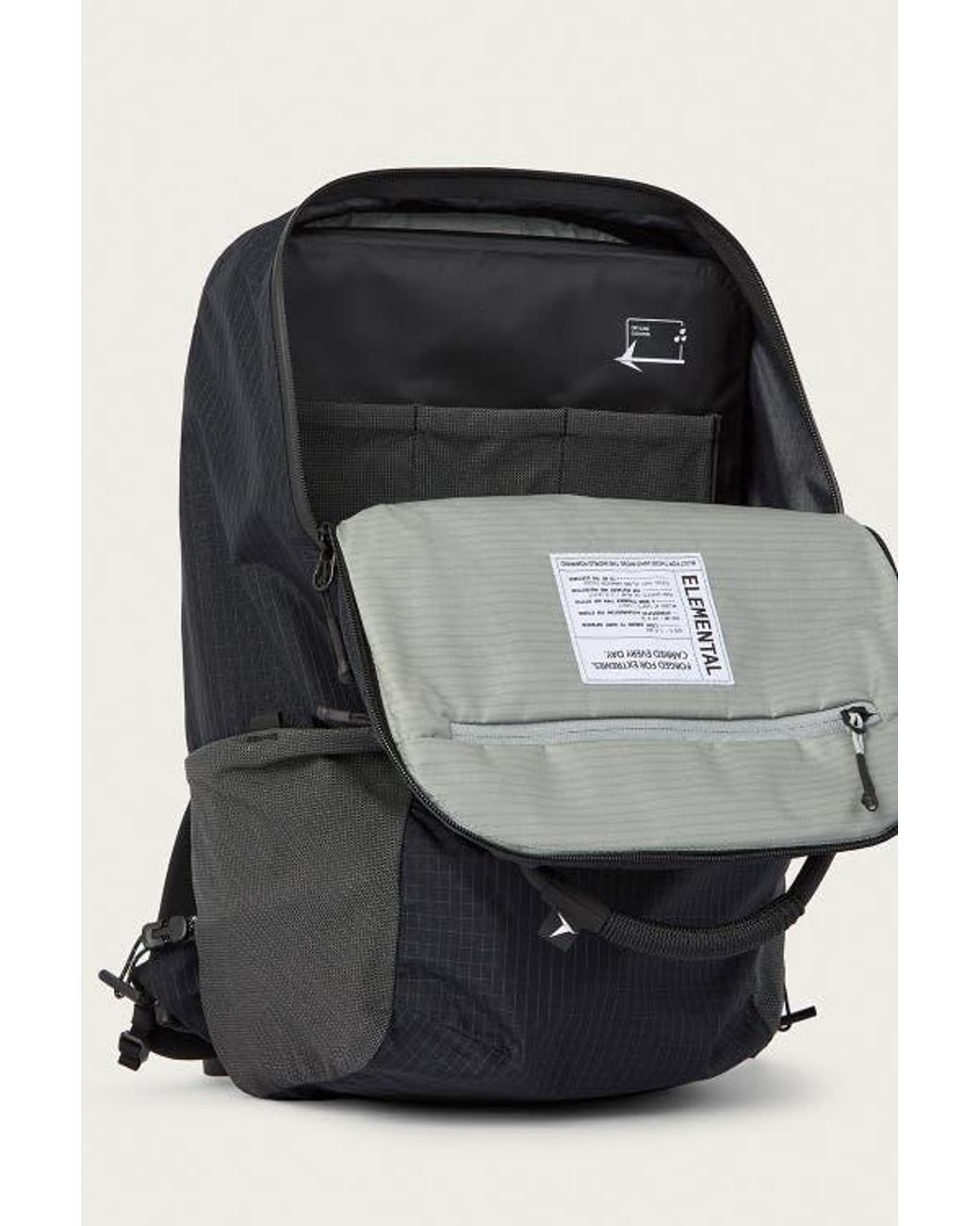 Troubadour Black Elemental Backpack