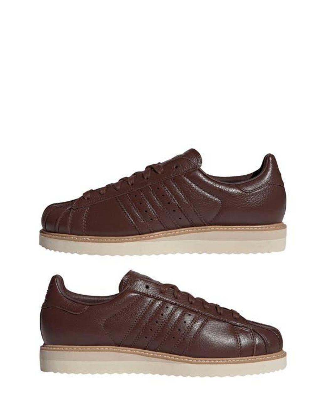 adidas Gender Inclusive Superstar Lux Sneaker in Brown | Lyst