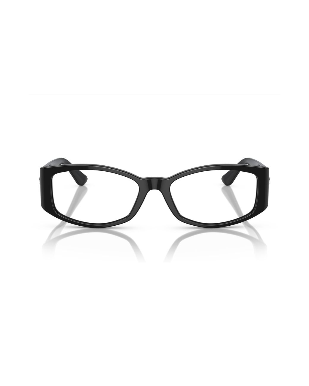Versace Black 54Mm Rectangular Optical Glasses