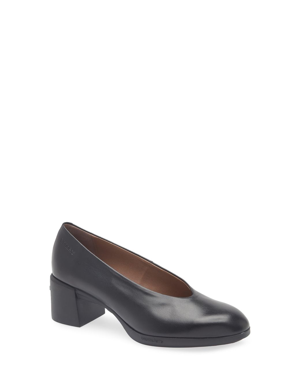 Wonders Gray Almond Toe Pump