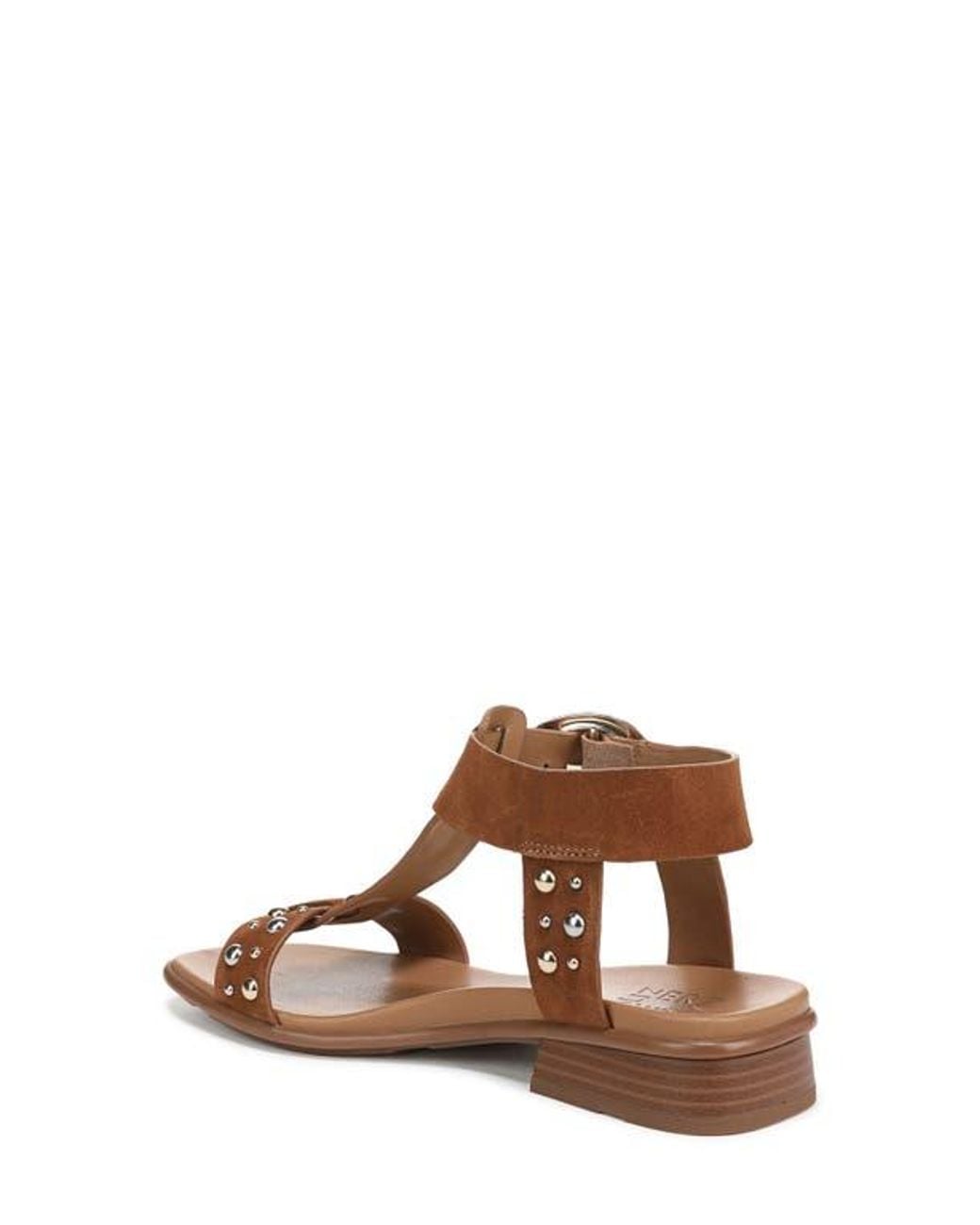 Naturalizer Brown Brandy T-Strap Sandal