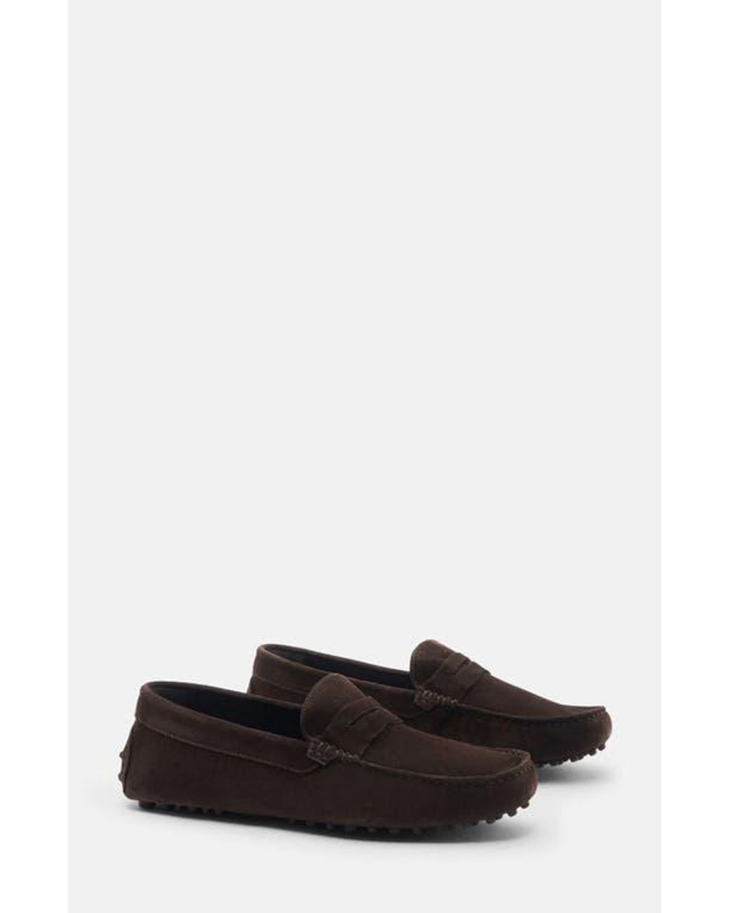 Scarosso White Michael Driving Shoes for men