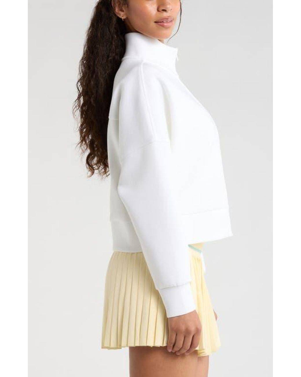 Zella White Boxy Jacket