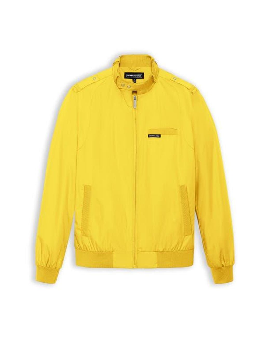 Members Only Classic Iconic Racer Jacket in Yellow for Men | Lyst