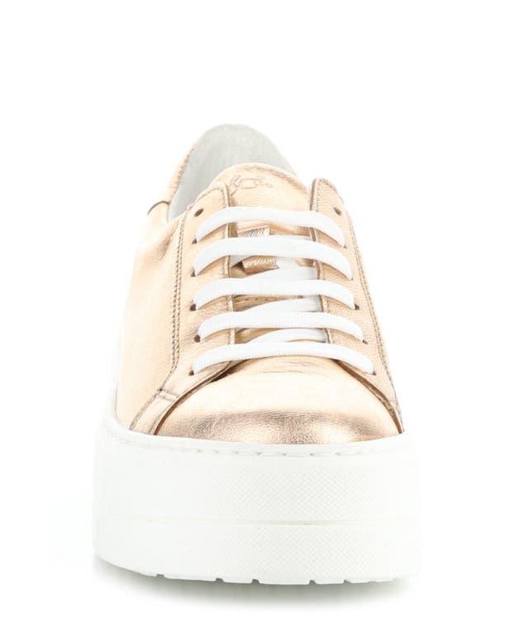 Bos. & Co. White Maya Platform Sneaker
