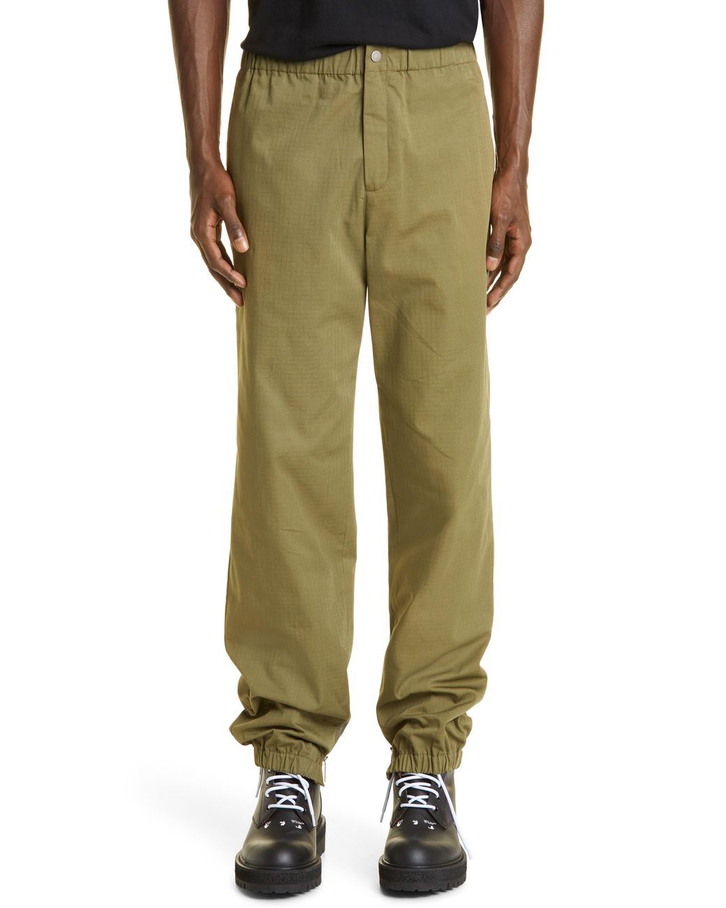 Off-White c/o Virgil Abloh Ripstop joggers in Green for Men | Lyst