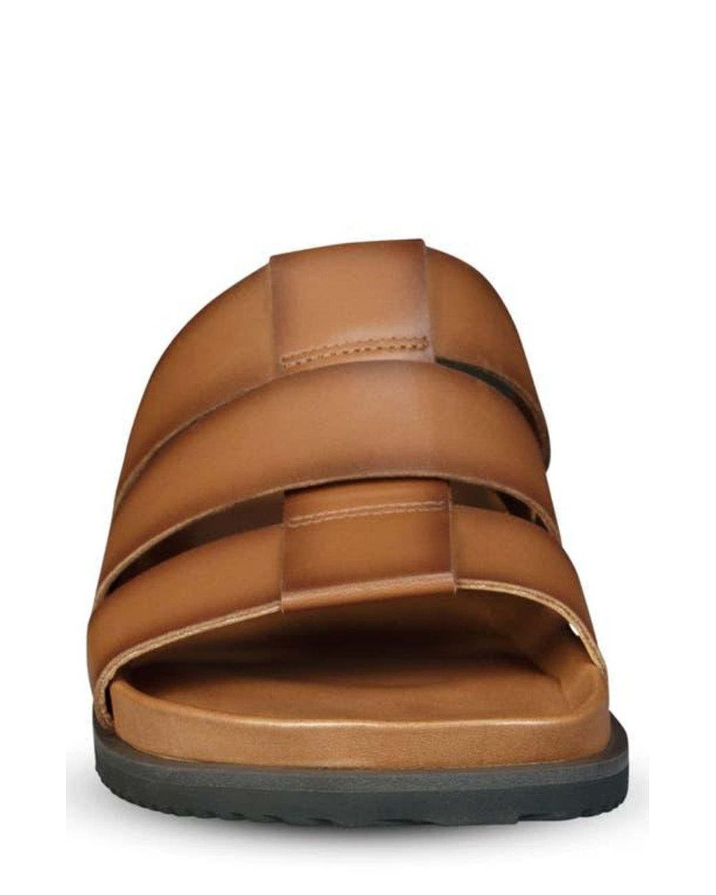 Allen Edmonds Brown Davis Slide Sandal for men