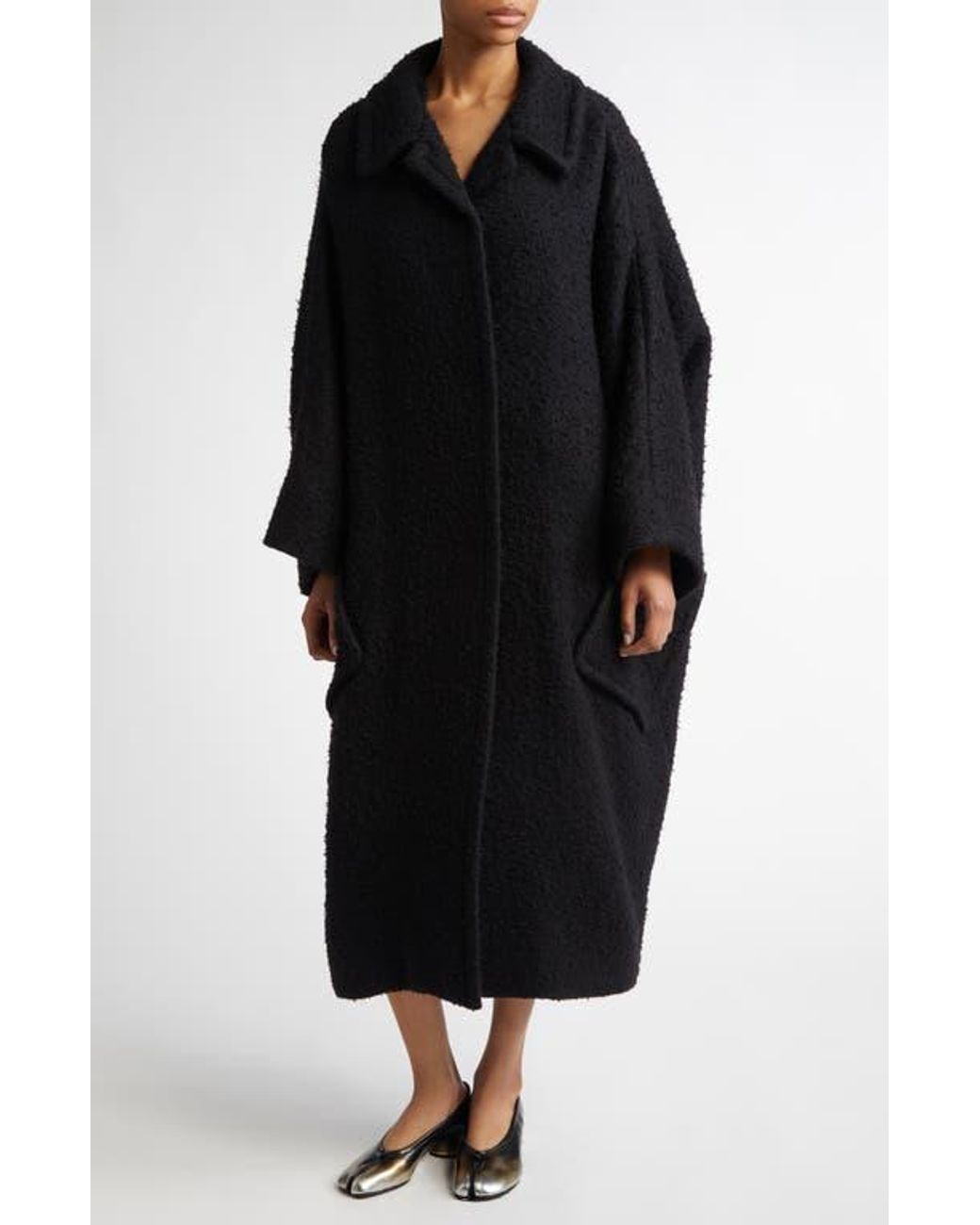 【関税&送料込】Maison Margiela Black Mohair Blend Oversize Maison Margiela, black oversized wool dress - Unique