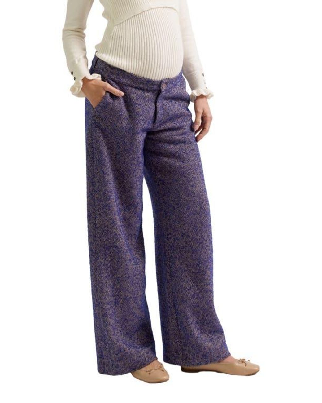 Cache Coeur Purple Kate Maternity Pants