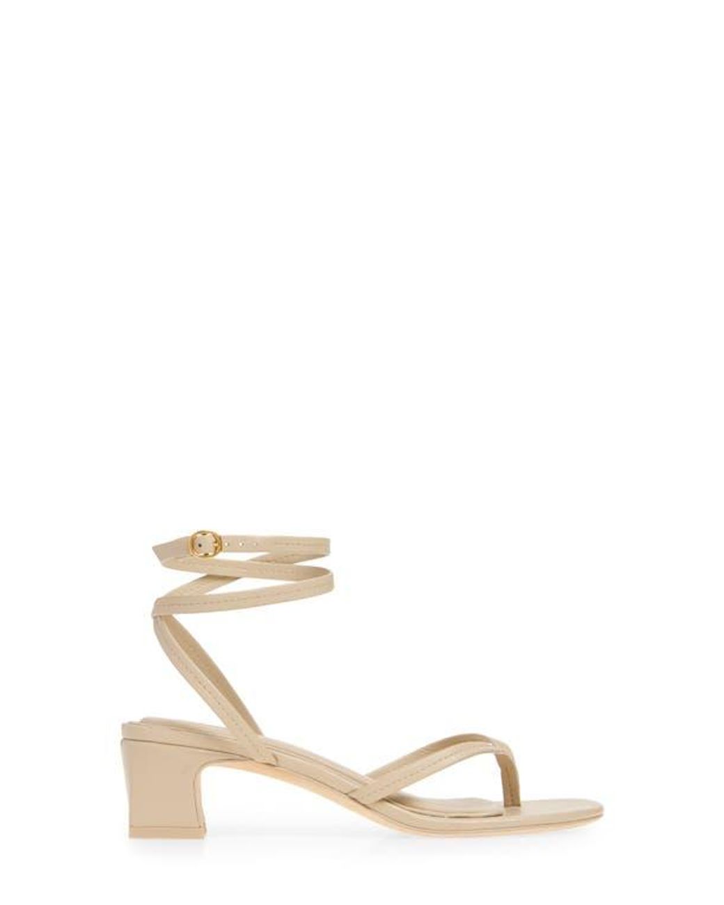 Rag & Bone Natural Gemma Ankle Strap Sandal