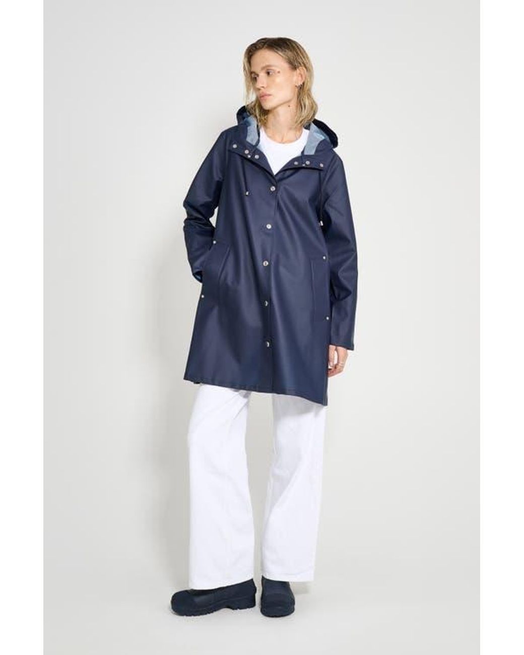Stutterheim Blue Mosebacke Lightweight Raincoat
