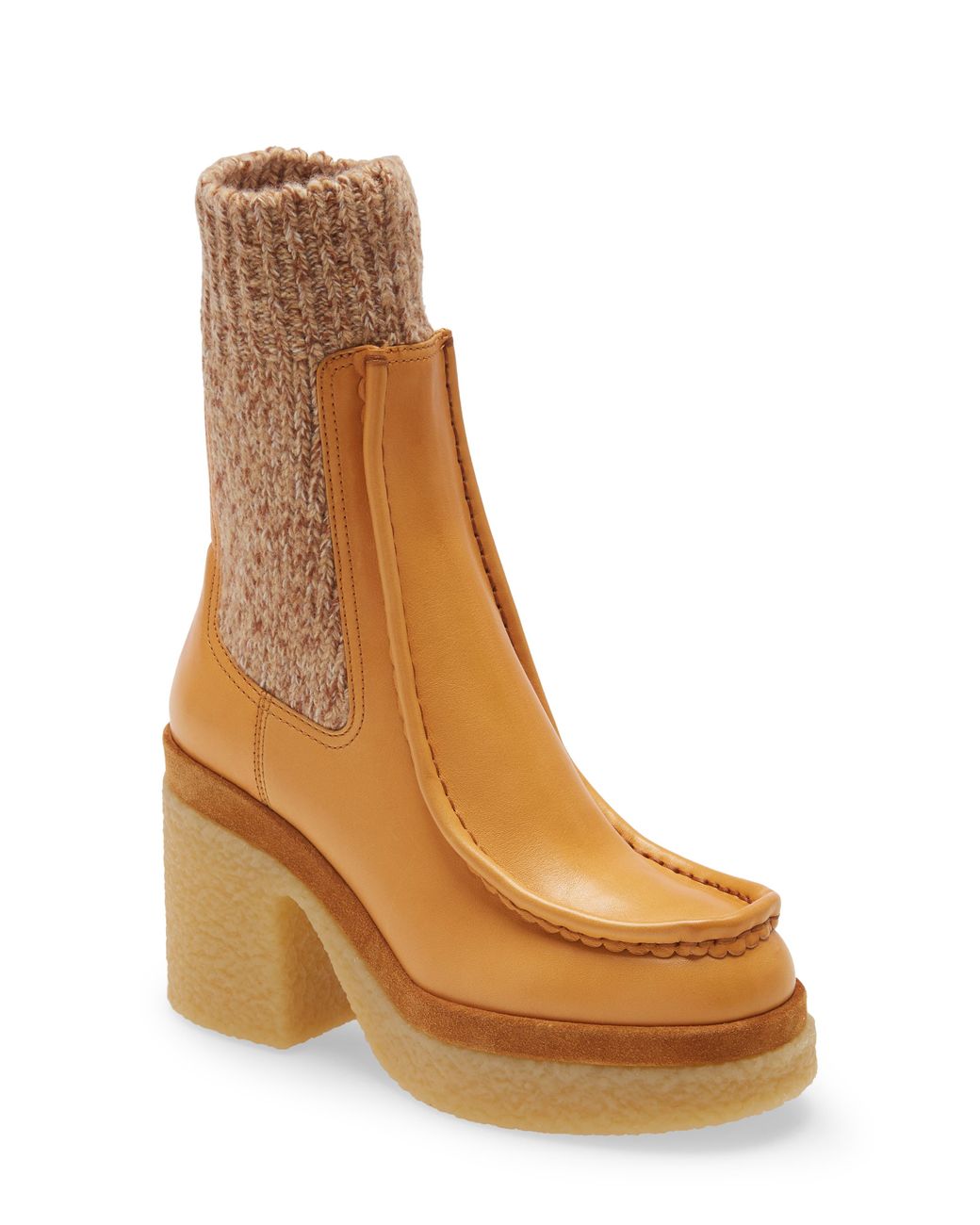 Chloé Jamie Platform Chelsea Boot in Brown Lyst