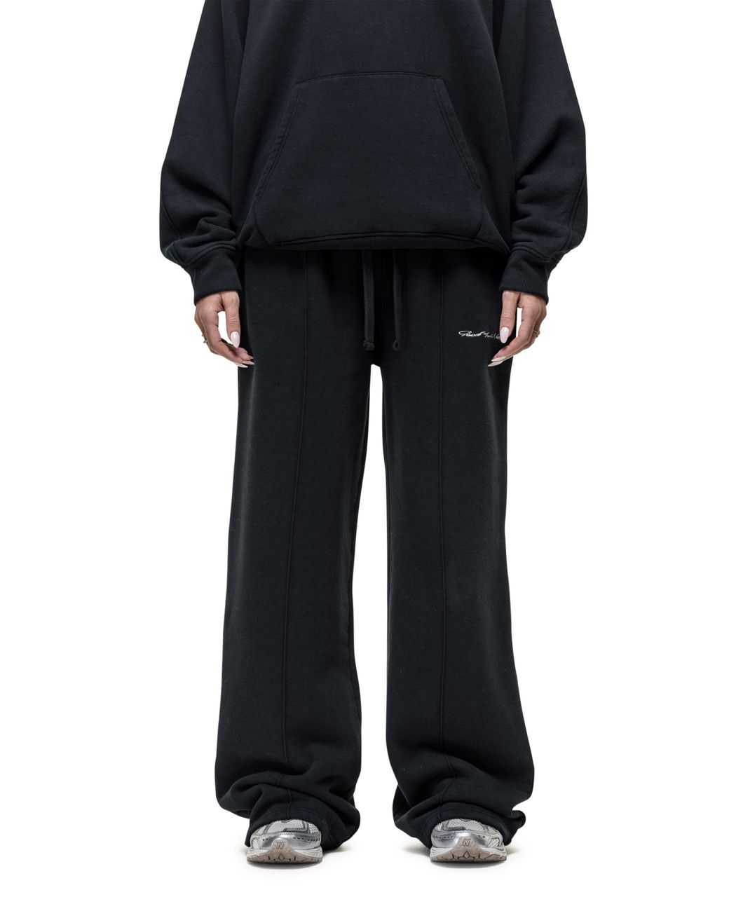 Good For Nothing Black Scribble Relaxed Joggers