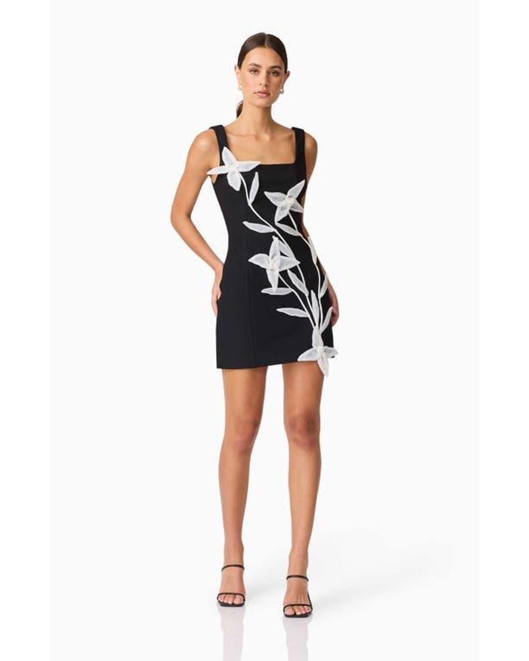 Elliatt Ilaria Mini Dress in Black | Lyst