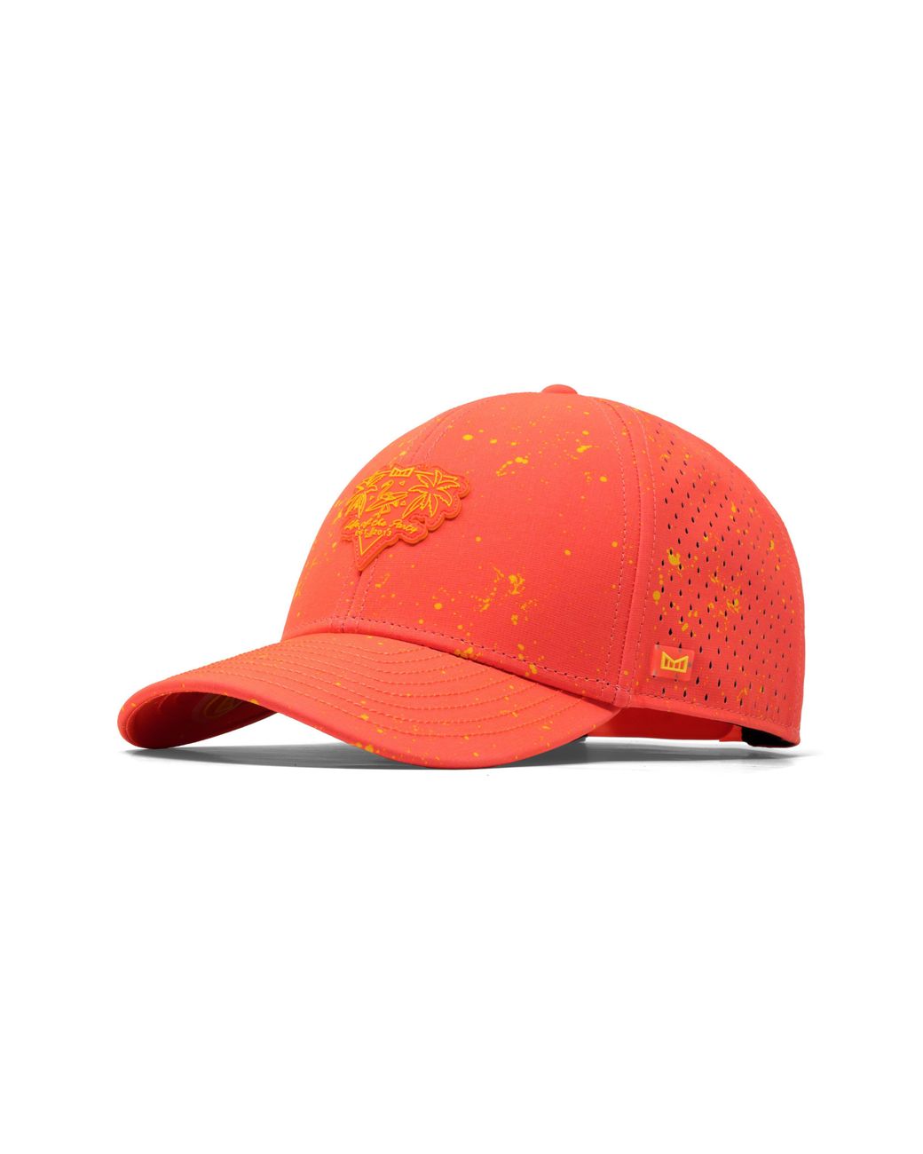 Melin Red A-Game Neon Drip Hydro Performance Snapback Hat for men