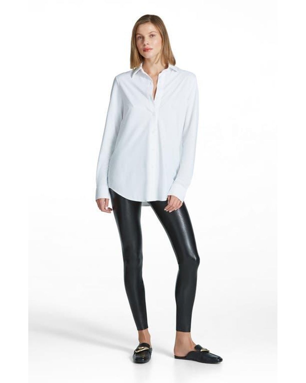 Commando White Classic Oversize Button-Up Shirt