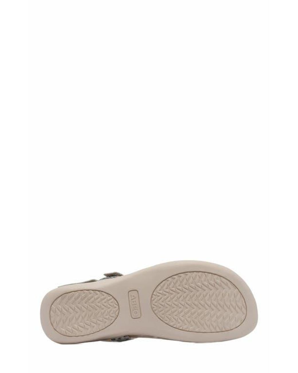 ABEO Metallic Oasis T Strap Sandal