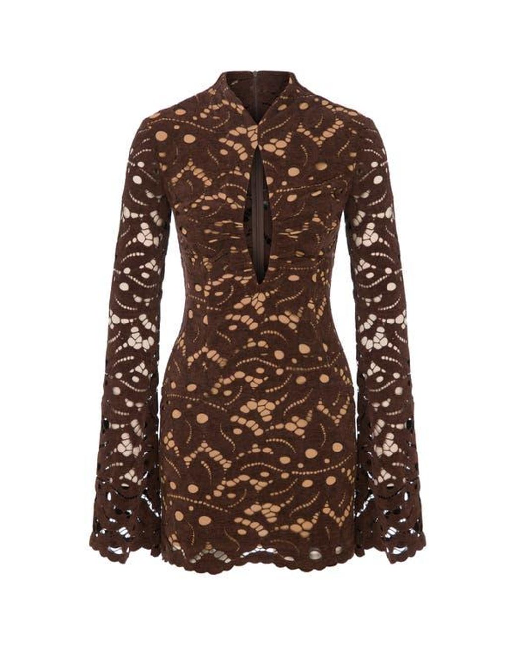 chinese dress ladies Lukea Long Sleeve Mini Dress | Black | Womens main image 0