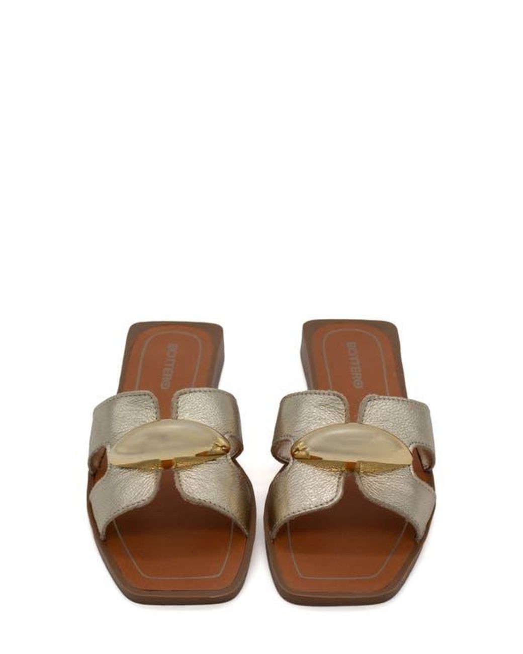 BOTTER Brown Cutout Slide Sandal