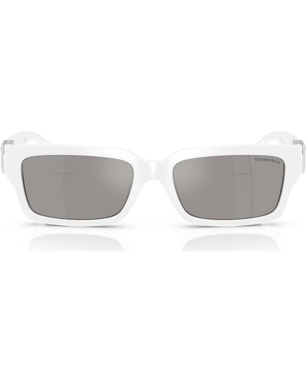 Tiffany & Co Gray 56Mm Rectangular Sunglasses for men