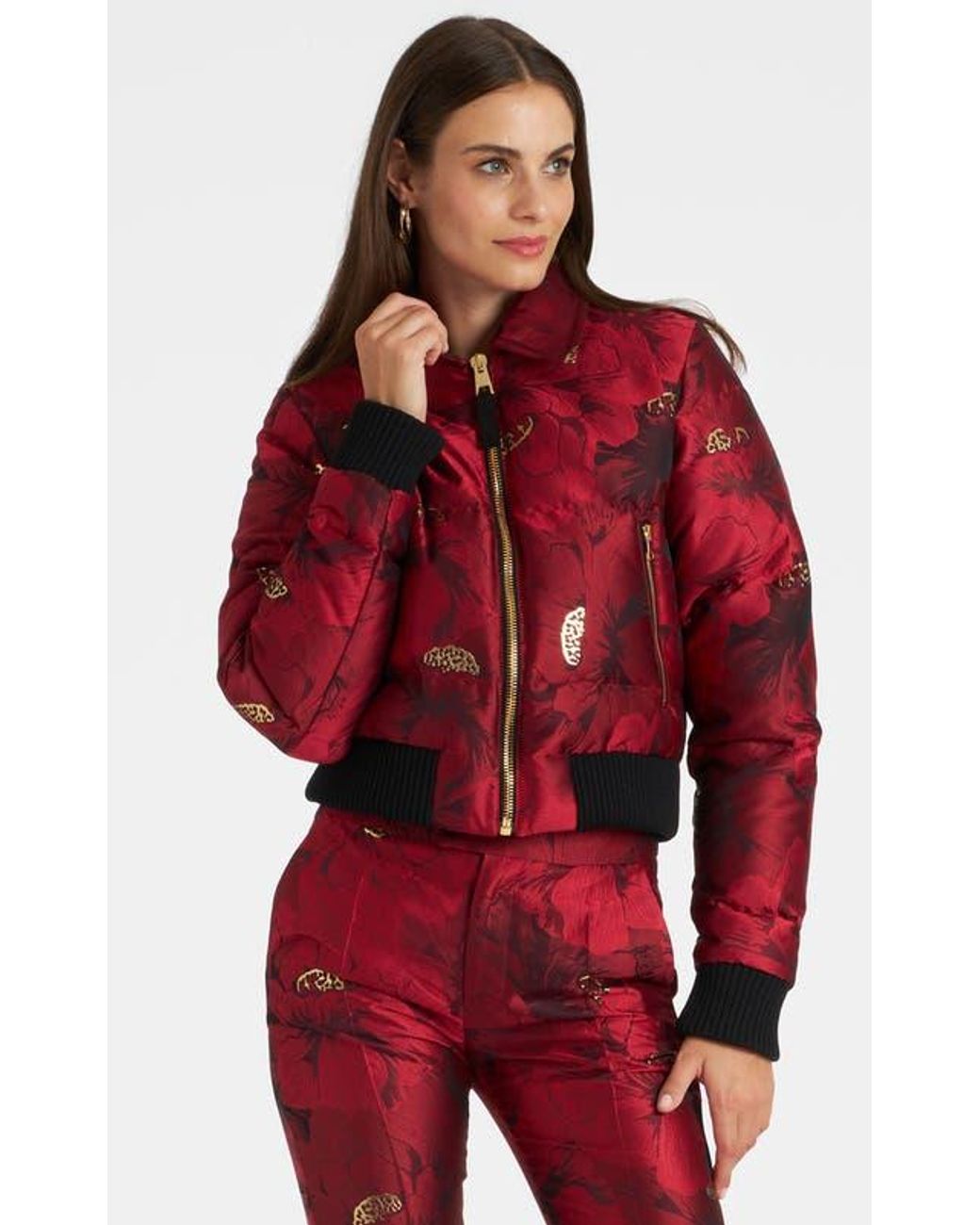 LaDoubleJ Red La Comasca Puffer Bomber
