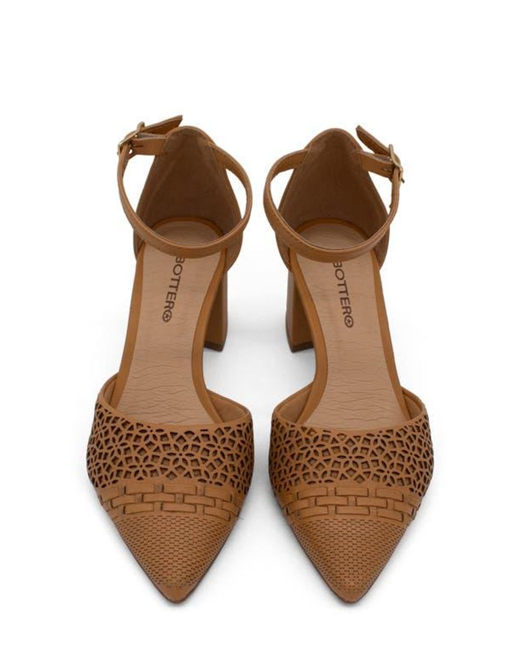 BOTTER Brown Botjanet Xxiii Ankle Strap Pointed Toe Pump