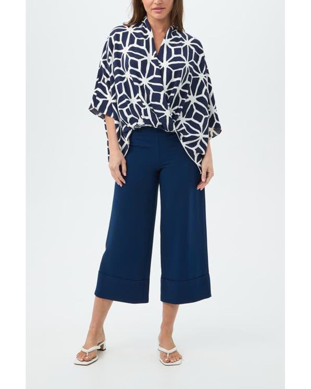 Trina Turk Concourse Top in Blue | Lyst