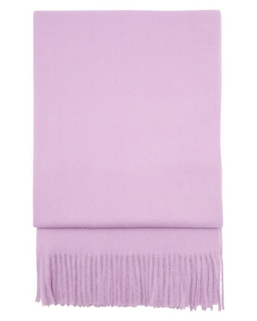 Mango Purple Fringed Scarf