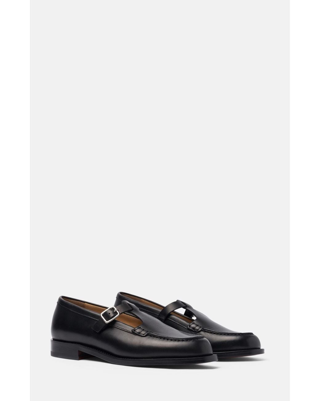 Scarosso Black Edna Loafers