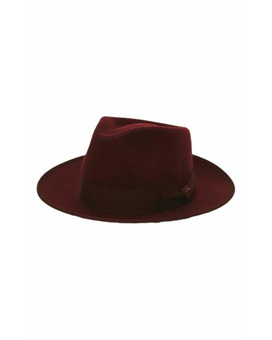 Two Roads Hat Co. Brown Waterloo Fedora for men