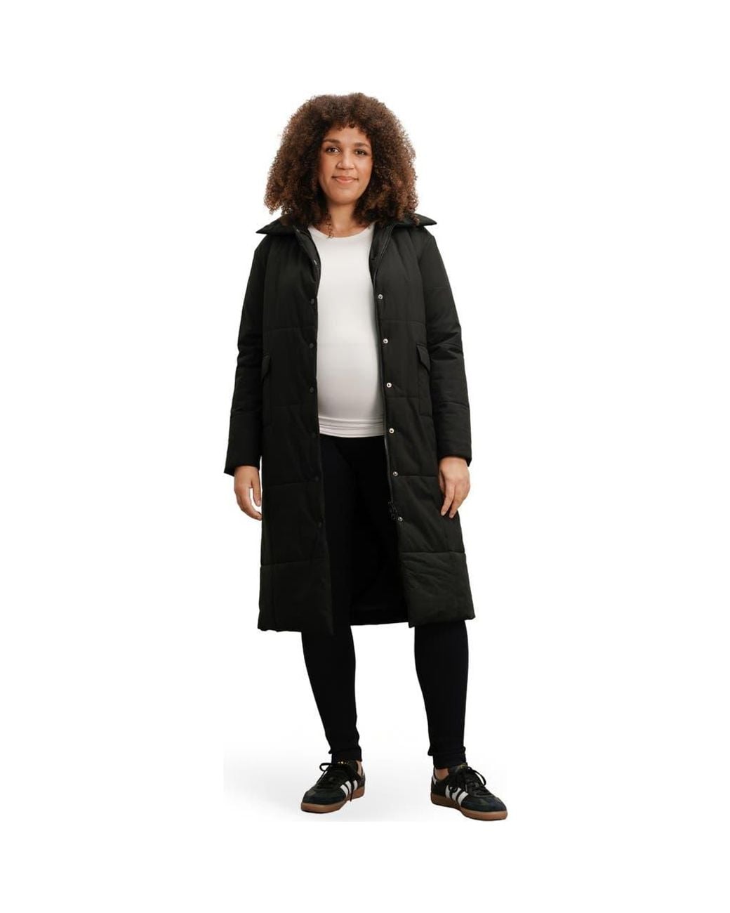 Nom Maternity Black The Puffer Before & After Maternity Coat