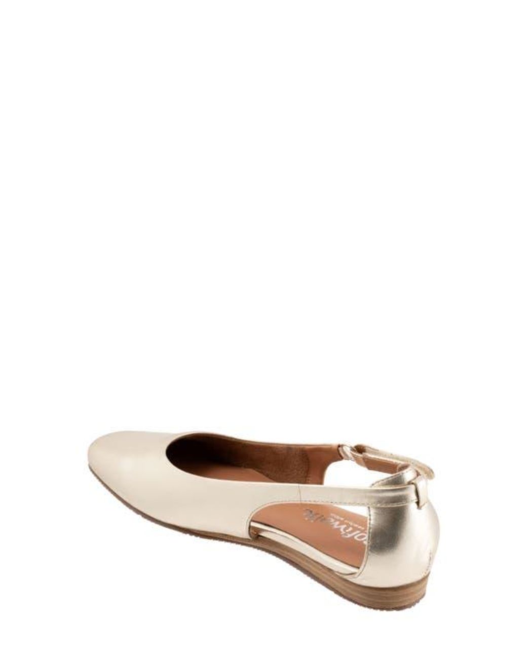 Softwalk® White Venice Flat