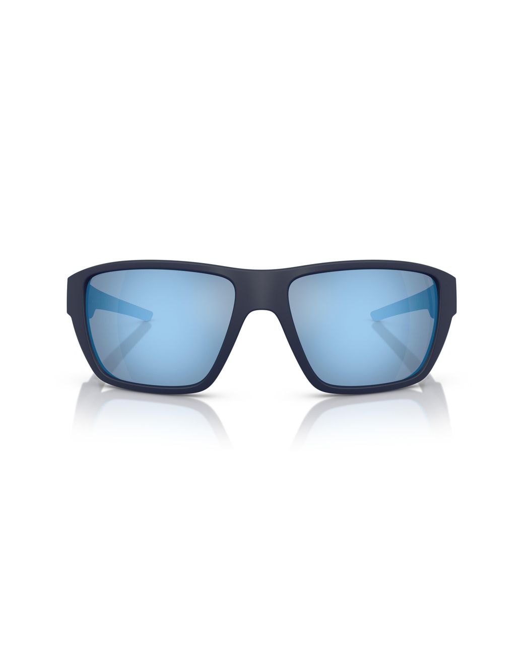 Scuderia Ferrari Blue 61Mm Polarized Rectangular Sunglasses for men